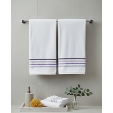 Coton Delux 2’li %100 Pamuk El & Baş Havlusu 50X90 cm – Yumuşak Dokulu, Yüksek Emicilik