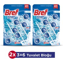 Bref Power Aktiv Wc Blok Trio Okyanus 2'li