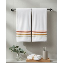 Coton Delux 2’li %100 Pamuk El & Baş Havlusu 50X90 cm – Yumuşak Dokulu, Yüksek Emicilik