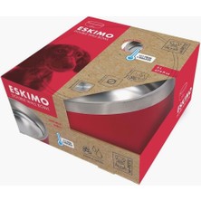 Braventa Collection M-Pets Eskımo Çift Cidarlı Mama Kabı 2l Red
