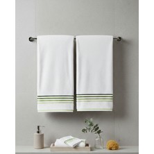 Coton Delux 2’li %100 Pamuk El & Baş Havlusu 50X90 cm – Yumuşak Dokulu, Yüksek Emicilik