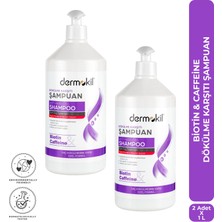 Dermokil Biotin & Caffeine Dökülme Karşıtı Şampuan 1 Litre x 2 Adet