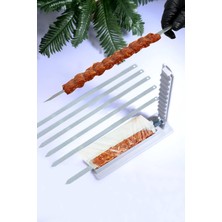 Braventa Collection Rotanev 4 Adet Şiş Hediyeli Adana Urfa Kebap Kalıbı Aparatı Pratik Hızlı Kebap Makinesi