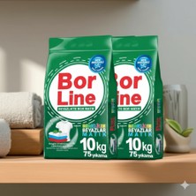 Borline Beyazlar ve Renkliler Için Matik Toz Deterjan 10 kg + 10 kg (2 Adet) - Avantajlı Paket