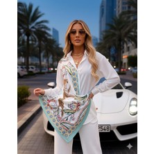 Anbly Collection Şal Detaylı Asimetrik Kesim Şık Kadın Gömlek