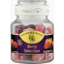 Braventa Collection Cavendish & Harvey Mixed Hard Candy Drops/karışık Orman Meyve Aromalı Şeker Cam Kavanoz 300 G
