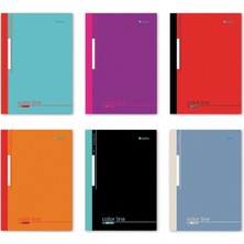 Braventa Collection A4 Dikişli Okul Defteri 6’lı Paket (3 Çizgili + 3 Kareli) – 60 Yaprak (120 Sayfa)