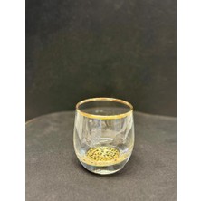 Abka Leopar Desen Yaldızlı Tekli Kısa Bardak 230CC