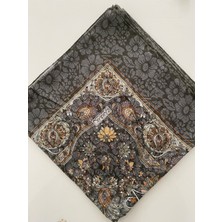 Zambak Büyük Şebnem Desen Pamuk Eşarp