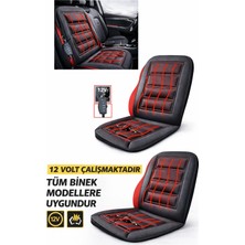 Stilix Garage Isıtmalı Oto Koltuk Minderi – Ayarlanabilir Sıcaklık – Tüm Binek Araçlara Uyumlu Isıtıcı Minder 12V