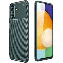 Sh Ticaret Newface Galaxy A36 Kılıf Auto Focus Karbon Kapak - Koyu Yeşil