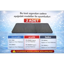 Arçelik Tm - 9946 R Siyah Izgara Plakası (2 Adet) Yedek Parça ve Aksesuarları