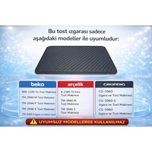 TM-3946 M Tost Makinesi Plate Izgara Yüzeyi 9197063387