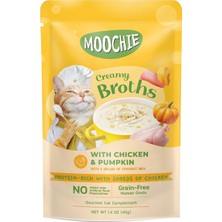 Braventa Collection Moochie Çorba Kedi Ödülü Tavuk-Balkabağı, 40 Gr, 1 Adet