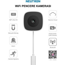 Neutron NTL-IP15GS-3MP Full Hd Gece Görüşlü Wi-Fi Pencere Kamerası