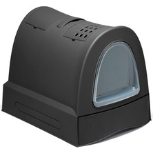 Braventa Collection Imac Zuma Çekmeceli Kapalı Kedi Tuvaleti Antrasit