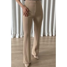 Lara Giyim Kadın Yüksek Bel Toparlayıcı Paça Çımalı Pantolon