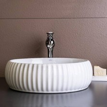 Lena - Tezgah Üstü Porselen Lavabo Outlet - E-4161-