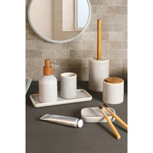 UltraMint Şık Gri 6'lı Banyo Seti, Modern ve Kullanışlı Tasarım