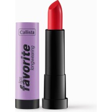 Braventa Collection Lips Favorite Longwearing Lipstick Kalıcı Ruj 302 Planet Red, Kırmızı
