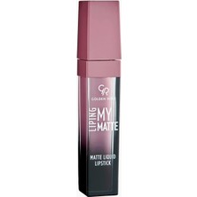 Braventa Collection Golden Rose gr Lıpıng My Matte No:07 1 Paket (1 x 5 Ml)