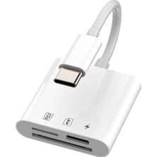 EkoAlışverişDünyam ZR498 NK-1011TC Type-C 3 In 1 Memory Card Reader