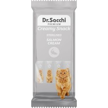 Braventa Collection Dr.sacchi Kedi Ödül Sıvı Steril Salmon Kedi Maması, 4'lü