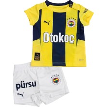 Braventa Collection Puma Erkek/unisex Fsk Home Babykit W/o Socks-Speed Yellow-Blue Violet Knitted Suits 12-18 Ay