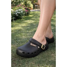 ModaOnn Kadın Delikli Konfor Sabo Terlik – Tokalı Bantlı