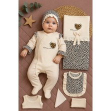 Veralya Leopar Desenli 8li Set Yeni Doğan