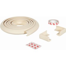 Braventa Collection Agubugu Baby - Kauçuk 2 Metre Kenar + 4 Adet Köşe - 8mm - Krem