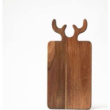 Braventa Collection Orret Home El Yapımı Doğal Akasya Ağacı Ahşap Kesme ve Doğrama Tahtası – Şık Tasarımlı, Dayanıklı, E