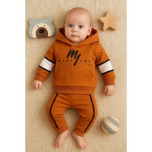 Veralya Mini Zeo Desenli Pamuklu 2'li Erkek Bebek Takımı