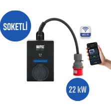 SGSTEC Flex 22kW Soketli Elektrikli Araç Şarj Cihazı