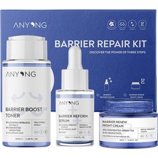 Braventa Collection Anyong Bariyer Onarıcı, Nemlendirici ve Canlandırıcı Cilt Bakım Kiti (Tonik, Serum, Krem) Ginseng&ye