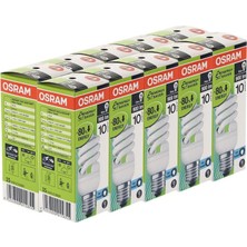 Osram 15W Beyaz Tassaruflu Ampül E27 T2 Tüp 10'Lu Kutu