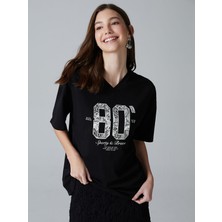 Lc Waikiki Yeni Sezon Bisiklet Yaka Genç Kız Tişört