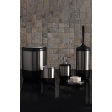 UltraMint Lima Xl Banyo Seti – Şeffaf Siyah, Şık ve Kullanışlı Tasarım