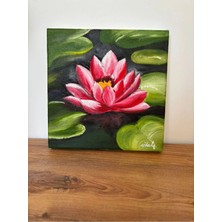 Atölye Sonart Lotus Saflığı -Yağlı Boya Tablo