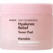 Braventa Collection Hanskin Hyaluron Relief Toner Pad-Rahatlatıcı-Nemlendirici-Yatıştırıcı Toner Ped 210ML (60PCS)