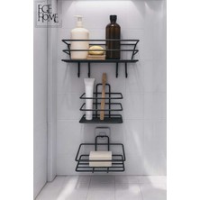 UltraMint Paslanmaz Metal Banyo Düzenleyici Raf, Diş Fırça ve Sabunluk Seti