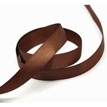 Braventa Collection Benim - Kahverengi Saten Kurdele 1 cm 10 Metre 1 Adet