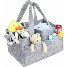 Braventa Collection Keçe Anne Bebek Bakım Çantası, Bebek Bezi Düzenleyici, Bebek Ürünleri, Krem, Koyma Taşıma Saklama Or