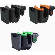 Braventa Collection Microcase Bisiklet Bebek Arabası Için Şişe Biberon Bardak ve Telefon Tutucu - AL2816 (Siyah)