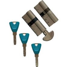 Keso 8000 Basic Plus Çelik Takviyeli Kapı Ikiz Bareli 2 Li Set 70 mm