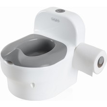 Braventa Collection Babyjem Sifon Sesli Klozet Lazımlık Tuvalet Eğitimine Yardımcı, Beyaz