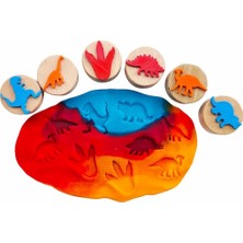 Braventa Collection Ahşap Damga Dinozorlar Seti (6 Adet Damga)