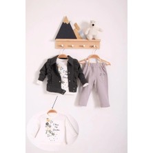 Veralya Fırfır Detaylı 3 Lü Kız Bebek Takım