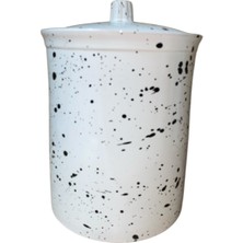 UltraMint Red Seramik Dara Collection Dalmaçya Desenli Tekli Çöp Kovası