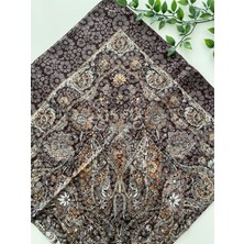 Zambak Büyük Şebnem Desen Pamuk Eşarp